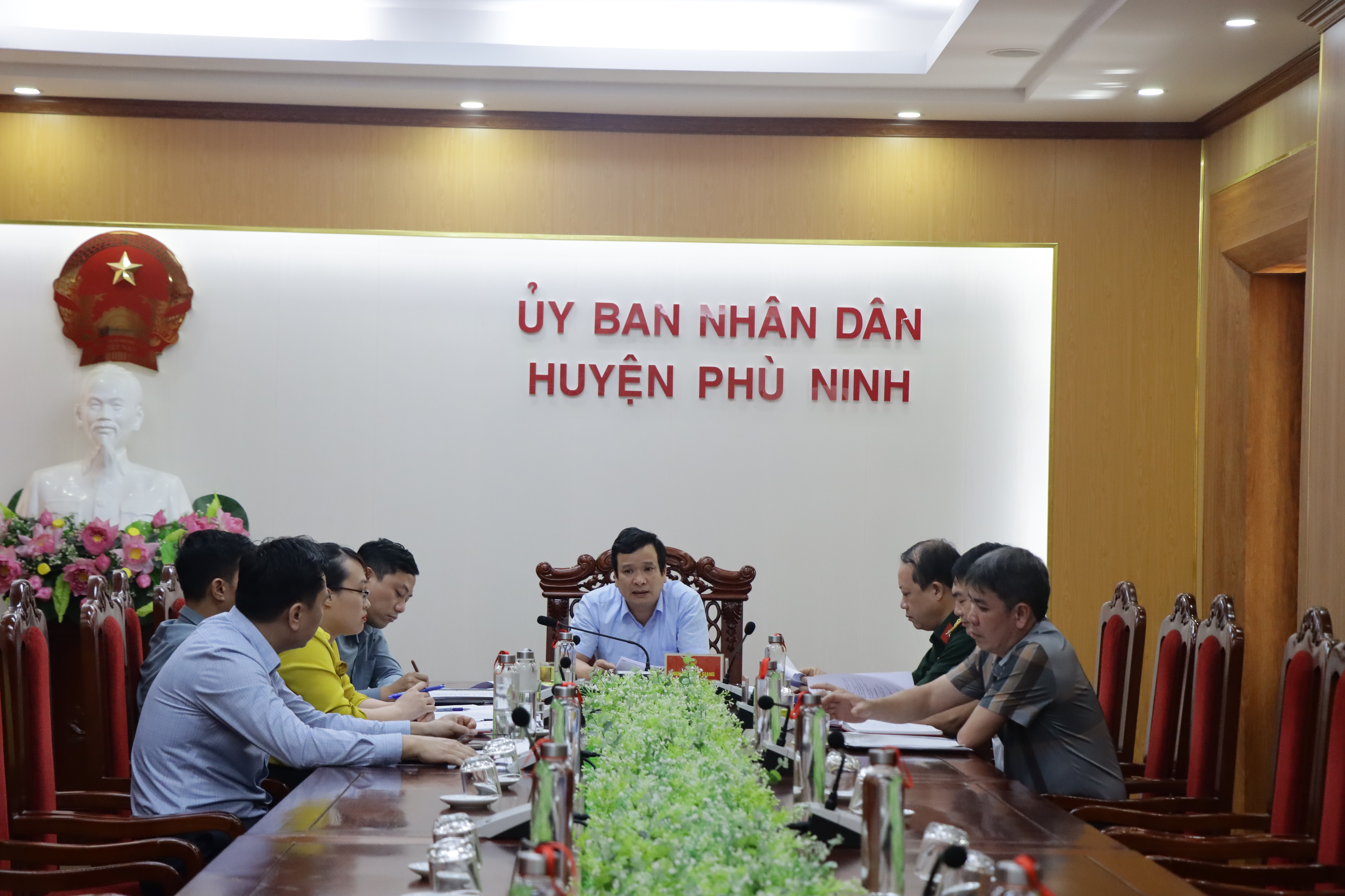 Phù Ninh: Hội nghị nghe phòng Nông nghiệp và Môi trường báo cáo