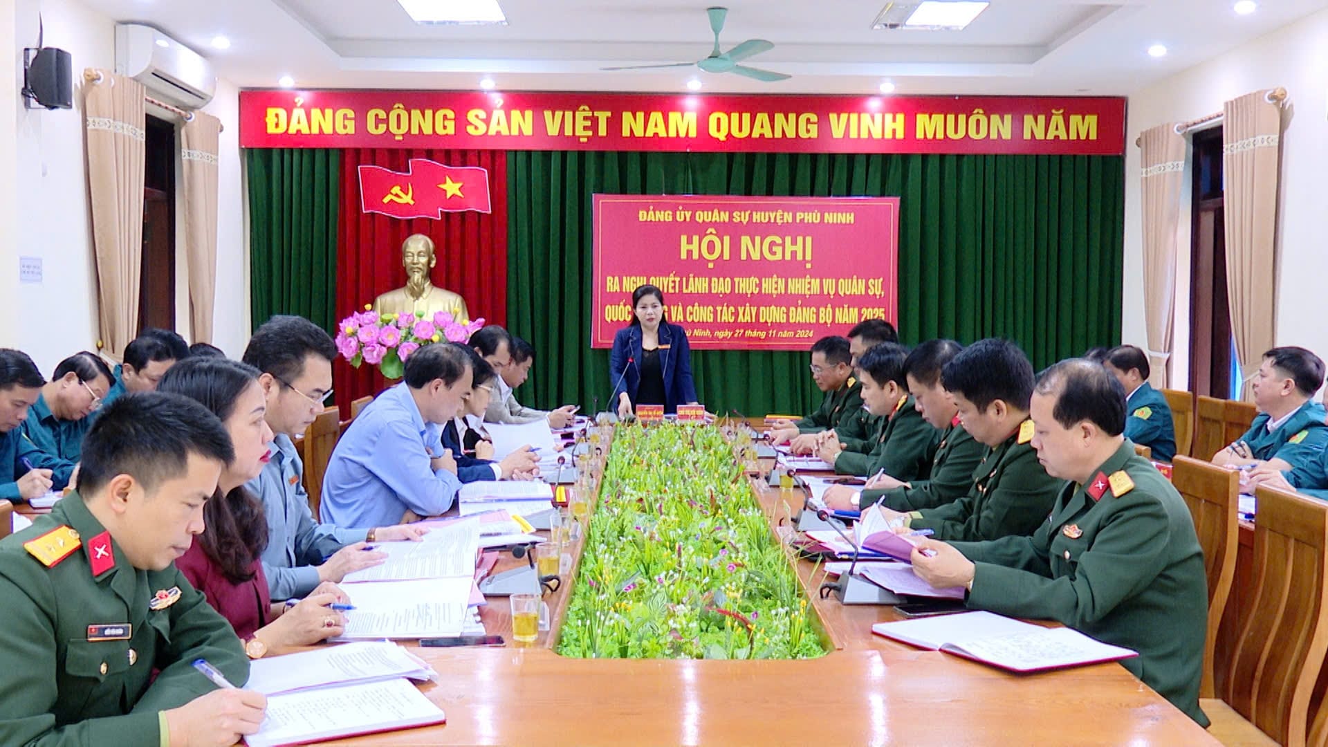 Đảng uỷ quân sự huyện Phù Ninh ra Nghị quyết lãnh đạo nhiệm vụ quân sự, quốc phòng và công tác xây dựng Đảng bộ năm 2025