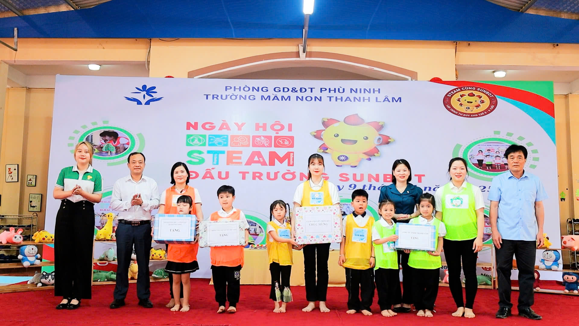 NGÀY HỘI STEAM – LẬP TRÌNH TƯ DUY CÙNG SUNBOT