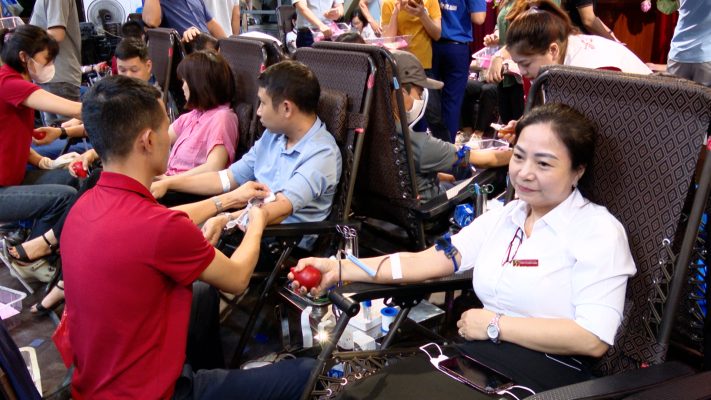 Ngày Hội Hiến máu – Tình người Phong Châu đợt I năm 2024.