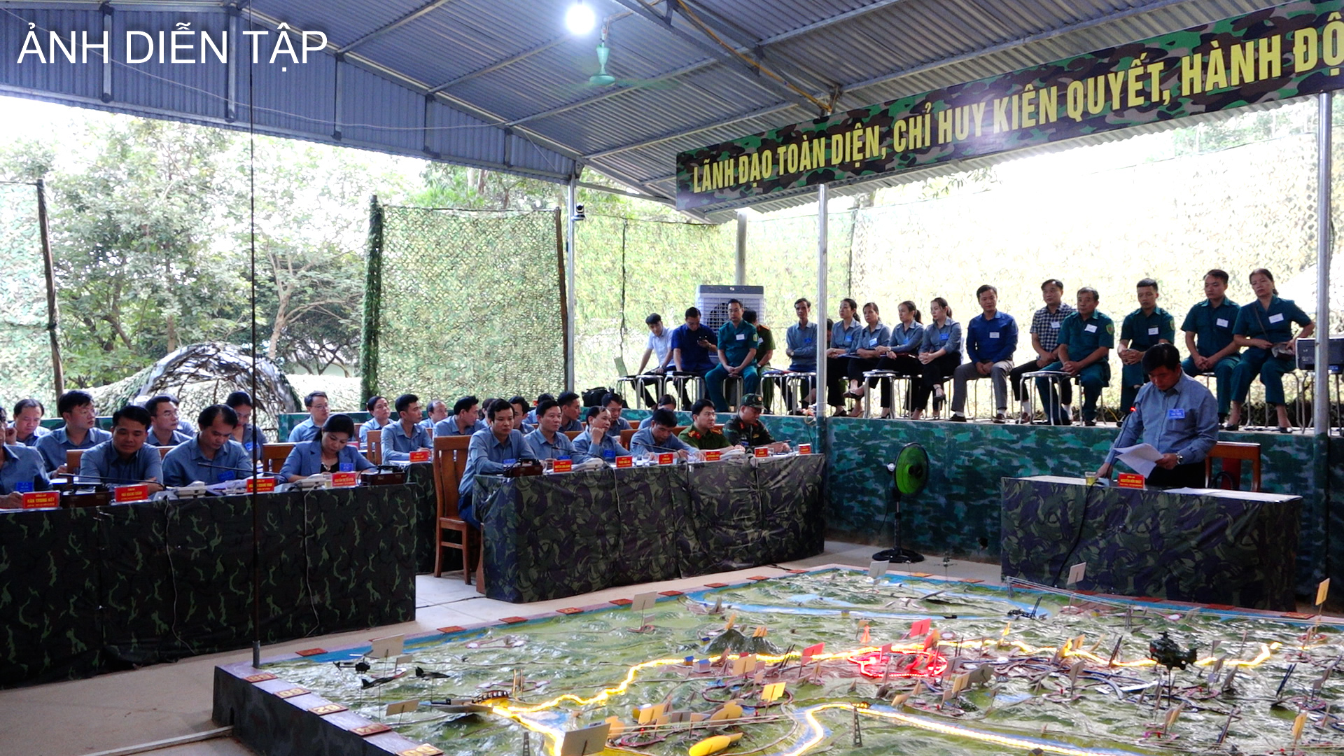 Diễn tập Khu vực phòng thủ huyện Phù Ninh năm 2024