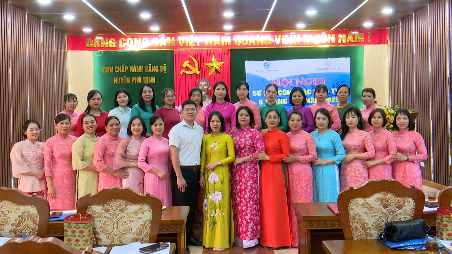 HỘI LHPN HUYỆN TỔ CHỨC HỘI NGHỊ SƠ KẾT CÔNG TÁC HỘI – TYM 6 THÁNG ĐẦU NĂM 2025