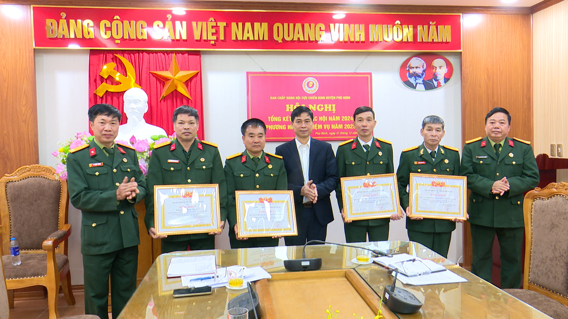 Hội Cựu chiến binh huyện Phù Ninh tổ chức tổng kết công tác hội năm 2024, triển khai nhiệm vụ năm 2025