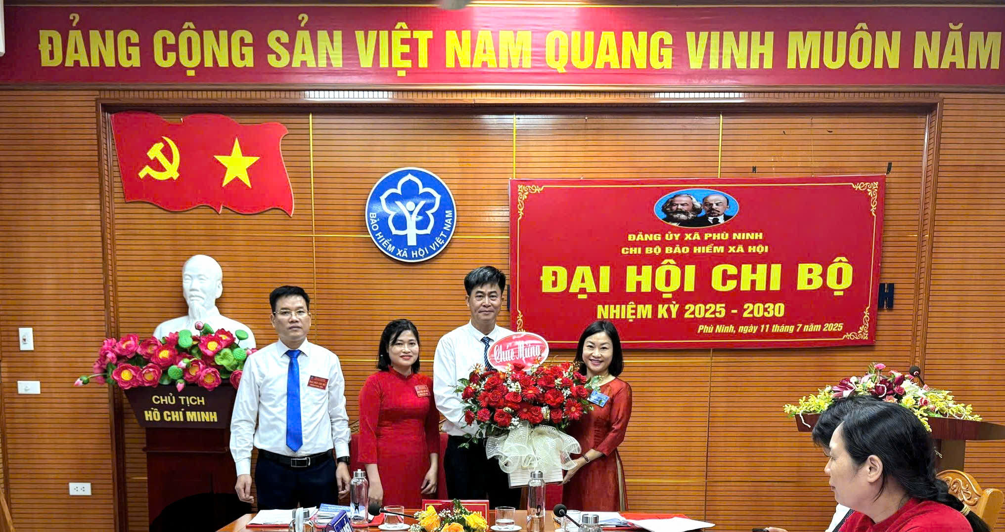 ĐẠI HỘI CHI BỘ BẢO HIỂM XÃ HỘI, NHIỆM KỲ 2025 – 2030