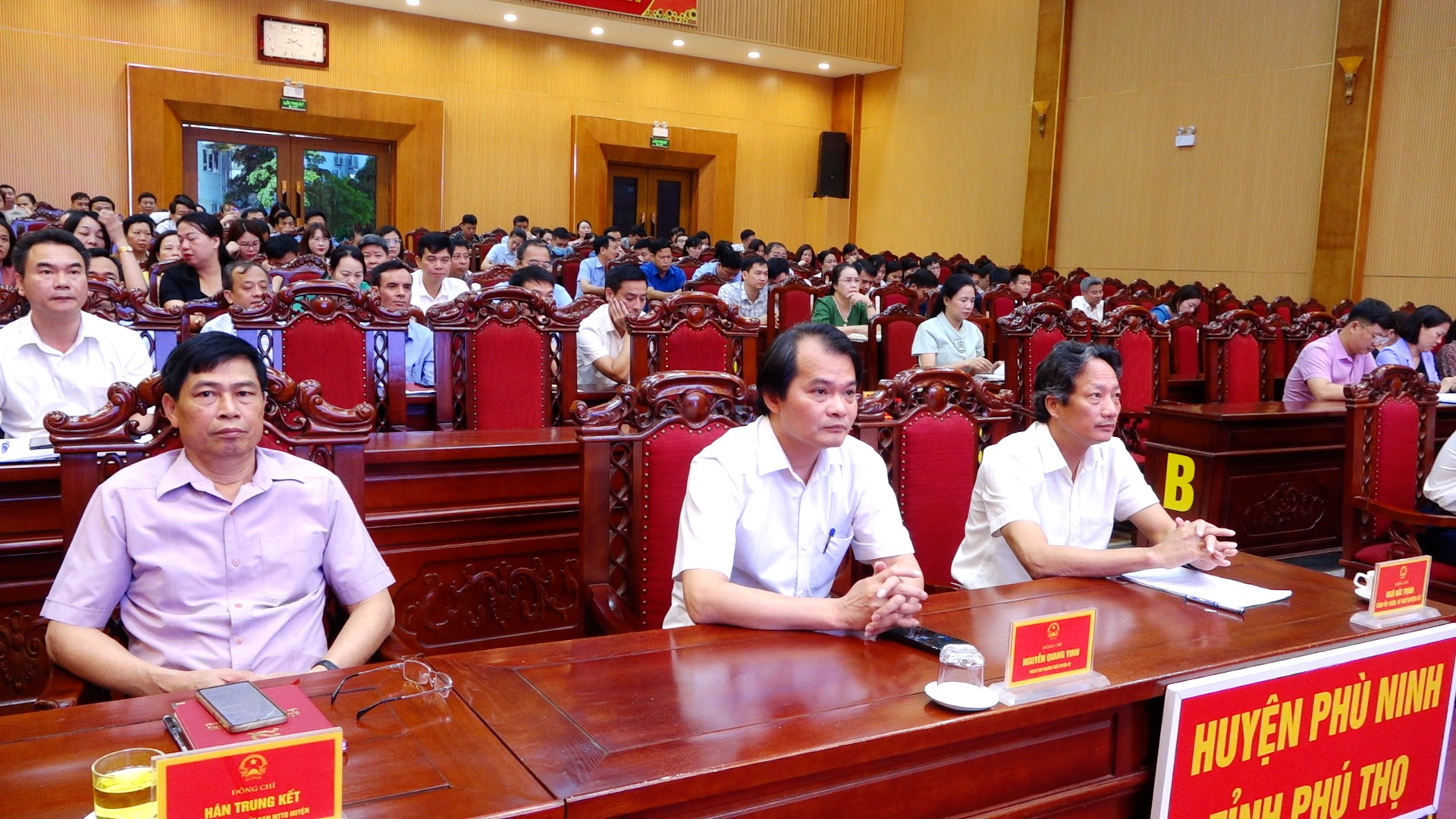 Huyện Phù Ninh tham gia tập huấn toàn quốc về tổ chức bộ máy vận hành chính quyền địa phương 2 cấp