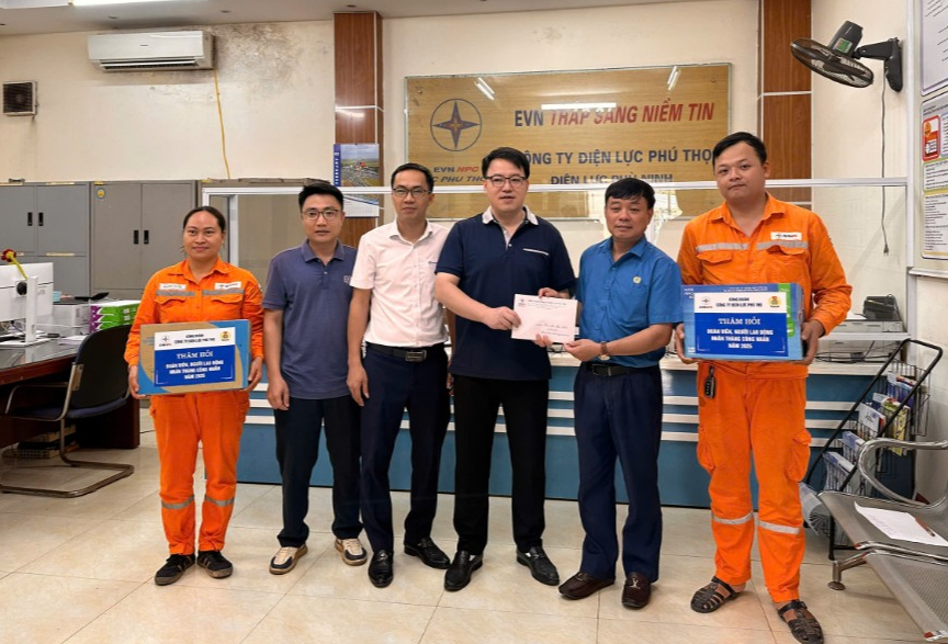 Điện lực Phù Ninh (PC Phú Thọ) – Đẩy mạnh các hoạt động chăm lo người lao động, hưởng ứng Tháng công nhân 2025