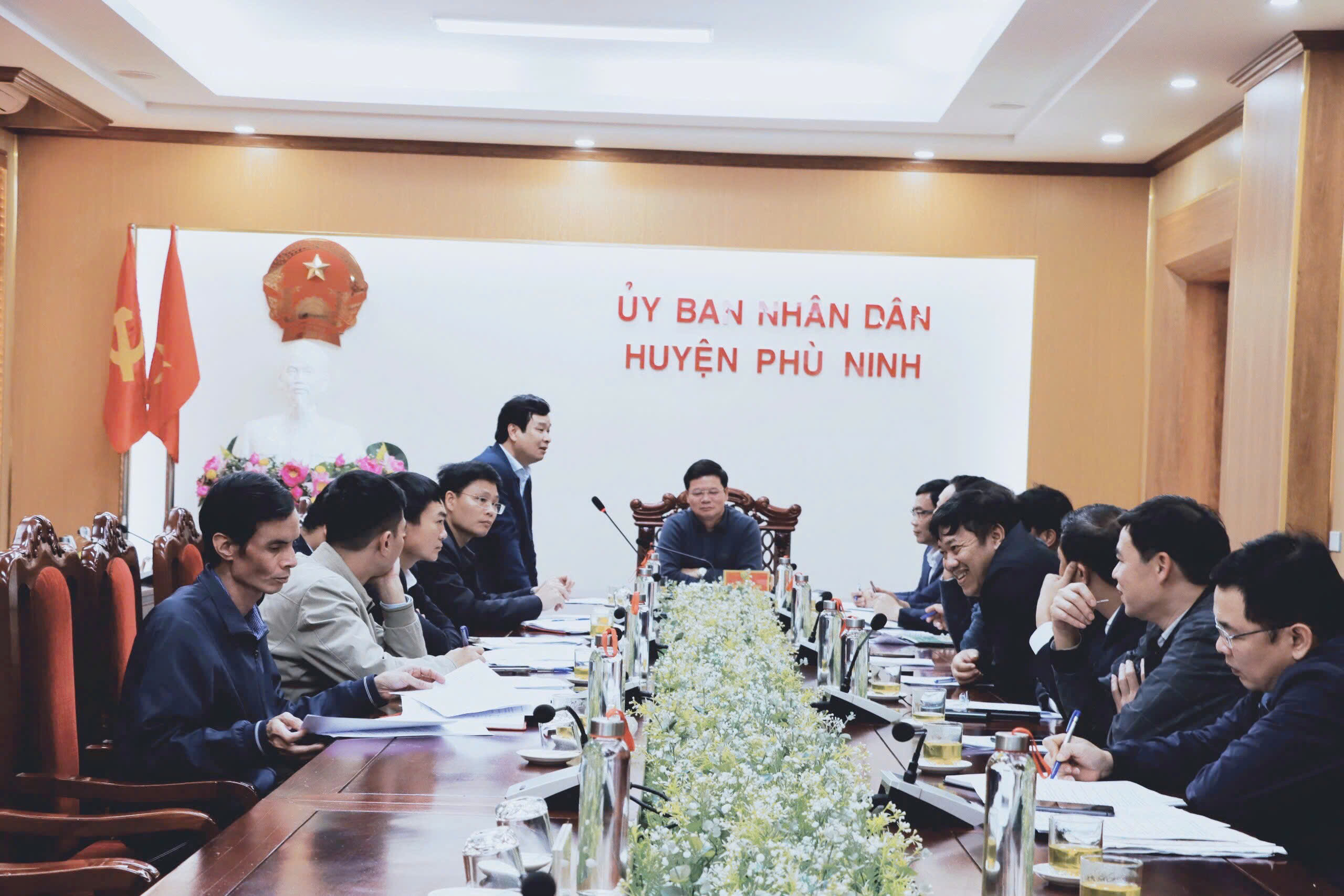 Sở Công thương tỉnh làm việc tại huyện Phù Ninh