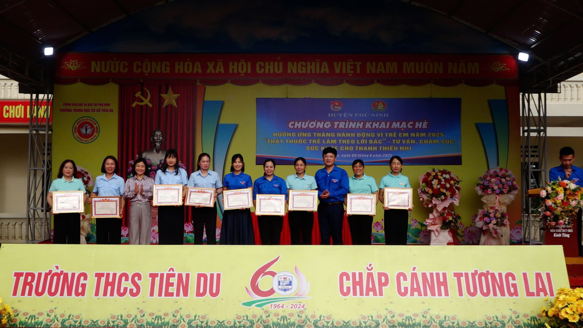 Huyện đoàn Phù Ninh tổ chức khai mạc hè và hưởng ứng tháng hành động vì trẻ em  năm 2025