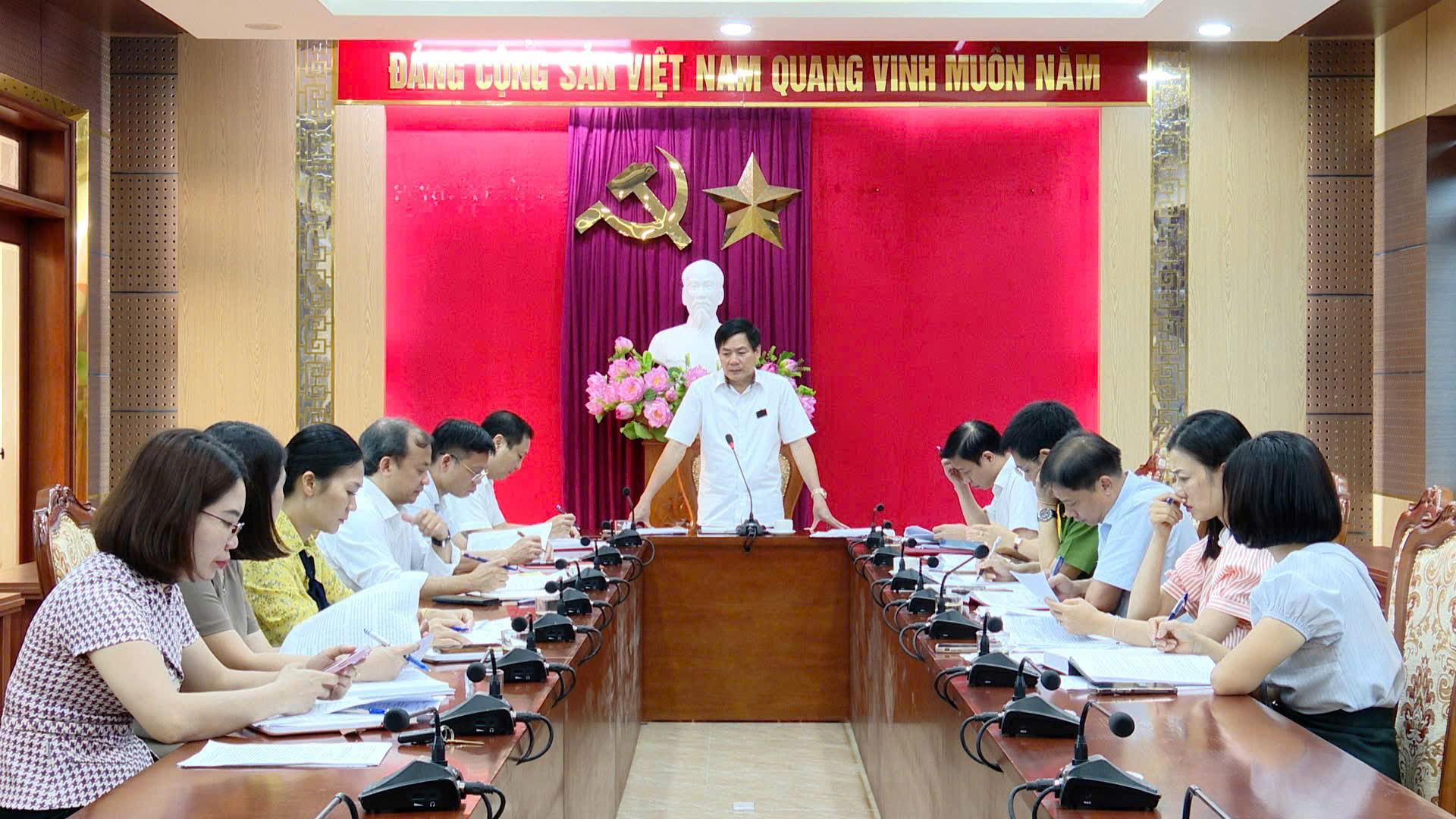 HỌP CÁC TIỂU BAN PHỤC VỤ ĐẠI HỘI ĐẢNG BỘ XÃ PHÙ NINH LẦN THỨ NHẤT, NHIỆM KỲ 2025 - 2030