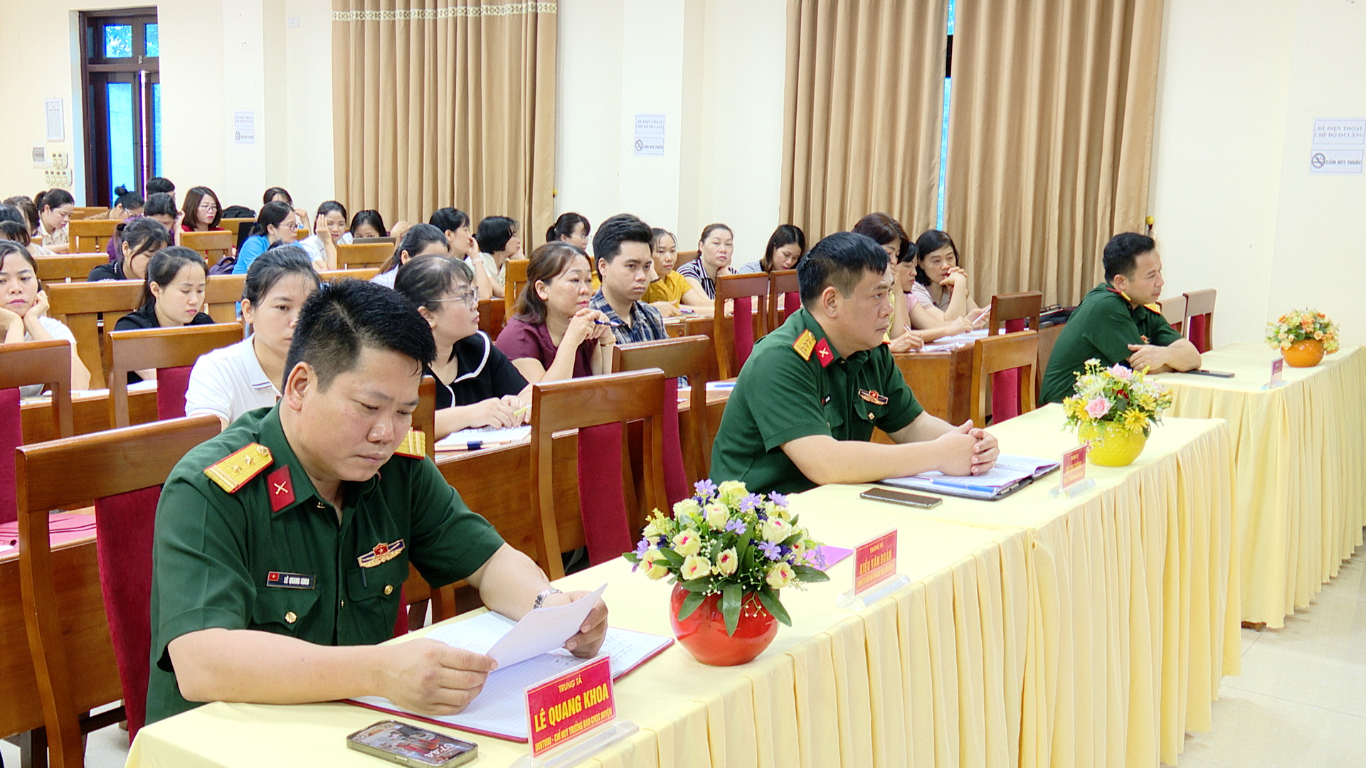 Huyện Phù Ninh khai mạc lớp bồi dưỡng kiến thức quốc phòng và an ninh cho đối tượng 4