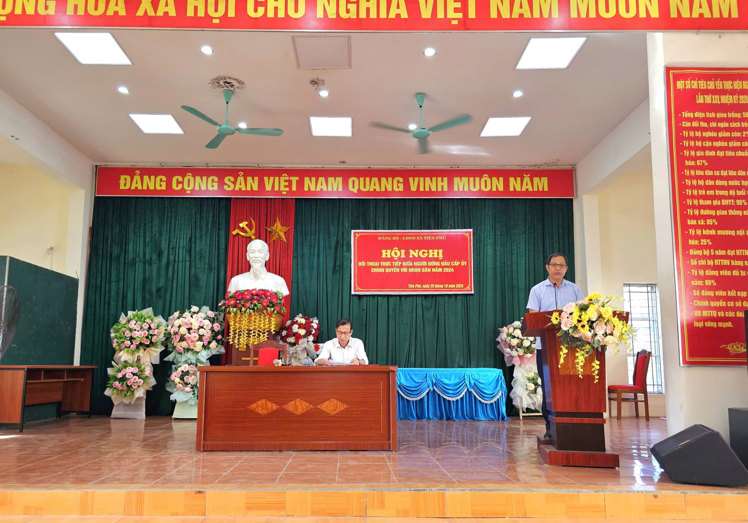 Tiên Phú: Hội nghị đối thoại trực tiếp giữa người đứng đầu cấp ủy, chính quyền với Nhân dân năm 2024